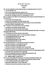 Đề ôn thi vào Lớp 10 THPT môn Lịch sử - Đề số 2 (Có đáp án)